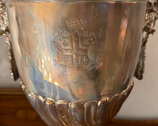 Antique English Plate George The III Tea Urn. Circa 1860. Photo 2 of 4.