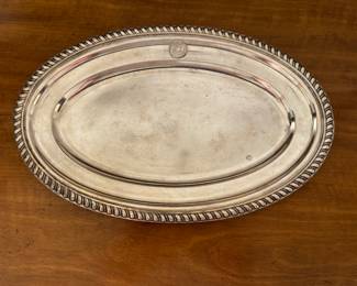 Reed & Barton for Chicago Athletic Association Silver Soldered Platter. Photo 1 of 2.