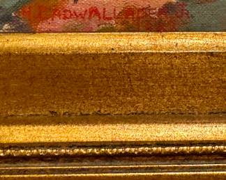 The Barn House, Stockton River Road, Oil On Canvas. Signed By Artist, H. Cadwallader Jr. Photo 2 of 3.