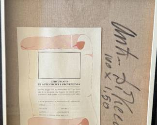 "Positano," Original Oil on Canvas Signed By Artist, Antonio Di Viccaro. Photo 3 of 3.