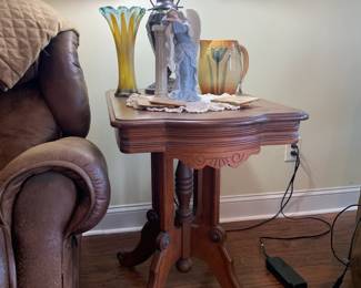 Antique accent table 