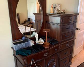 Dresser and mirror 