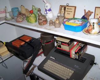 OLD TYPEWRITER & MISC.