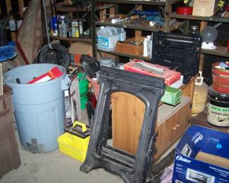 SAW HORSE & GARAGE MISC.