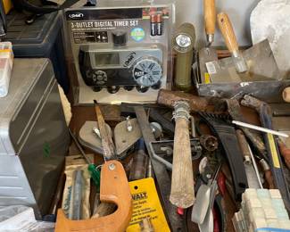 Hand tools and digital timer set