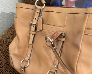 Coach leather purse 