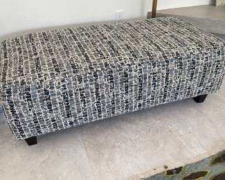 Fabric ottoman 