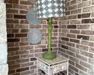 Outdoor table and decor 