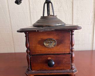 Antique coffee grinder 