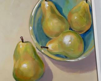 Painting of pears 