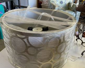 Large hanging light fixture 