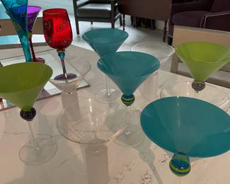 Martini glasses 