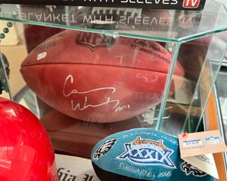 Signed Carson Wentz Football - Full Size