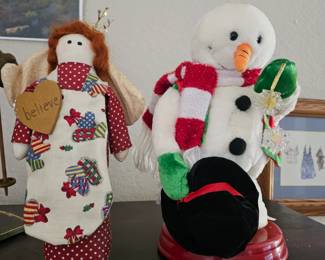 Christmas Angel & Snowman