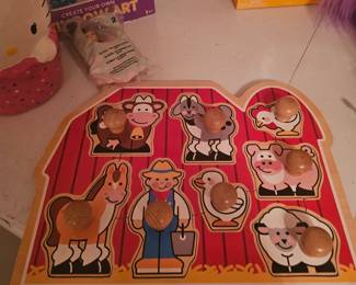 Children’s Wooden Farmer Puzzle
