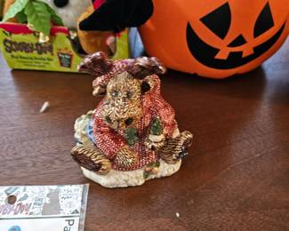 Christmas Moose Figurine