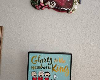 Peanuts Christmas Wall Art