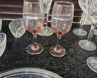 Pink Stemware