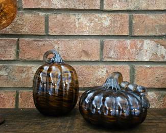 Glass Pumpkins