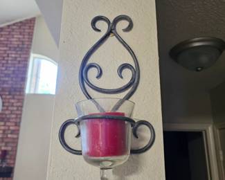 Cast Iron Candle Holder