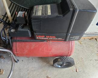 Air Compressor, 1HP-12 Gallon