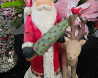 Santa with Reindeer