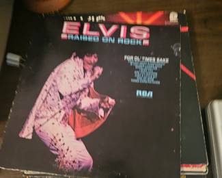 Elvis Raised on Rock Record Album