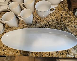 Palate & Plate White Serving Platter