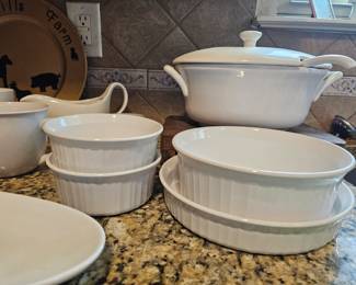 Corning Ware French White Ovenware