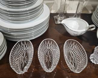 Crystal Cutlery Holders
