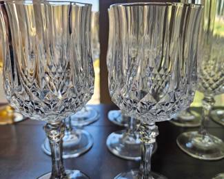 Crystal D'Arques Longchamp Goblets