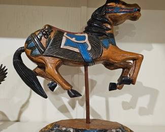 Table Top Carousel  Horse  