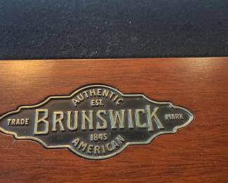 Brunswick regulation pool table