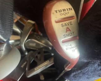 Vintage golf clubs