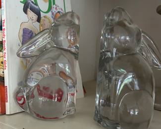Bunny bookends 