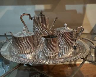 Plated tea service 