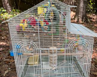 Birdcage with accessories 