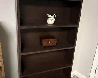 Wood slim profile book case