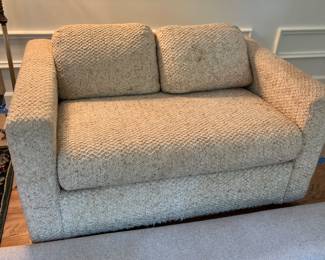 Twin pullout loveseat