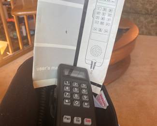 Vintage 1989 Cellular Mobile Phone with Case