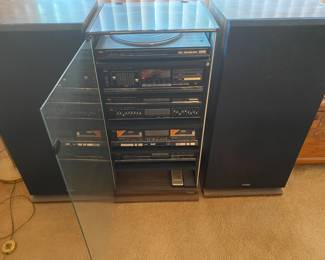Fisher Component System Stereo/Cabinet/Floor Speakers