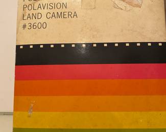 Vintage Polaroid Polavision Land Camera/Box