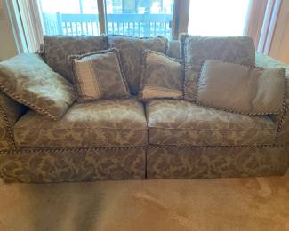 Over Stuffed Sofa with matching Love Seat