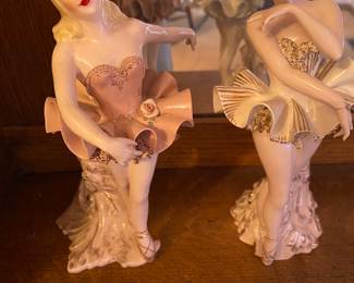Vintage Florence  Ceramics Ballerina's