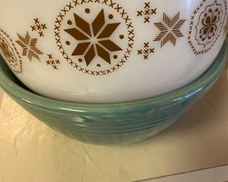 Vintage Pyrex Town Country Mixing Bowl