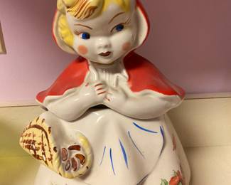 Vintage Hall Little Red Riding Hood Cookie Jar