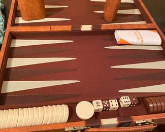 Vintage Backgammon/Case 
