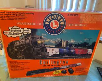 Lionel Electric Burlington Steam Engine NRFB