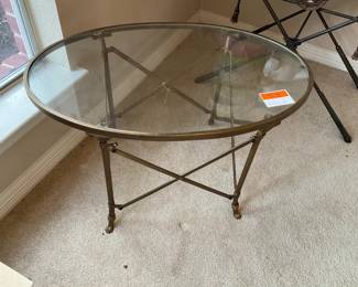 French Directoire Style Brass Table