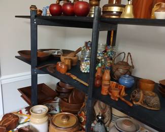 Pottery and Wooden Decor 